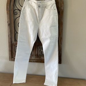 Brand new white jeans.